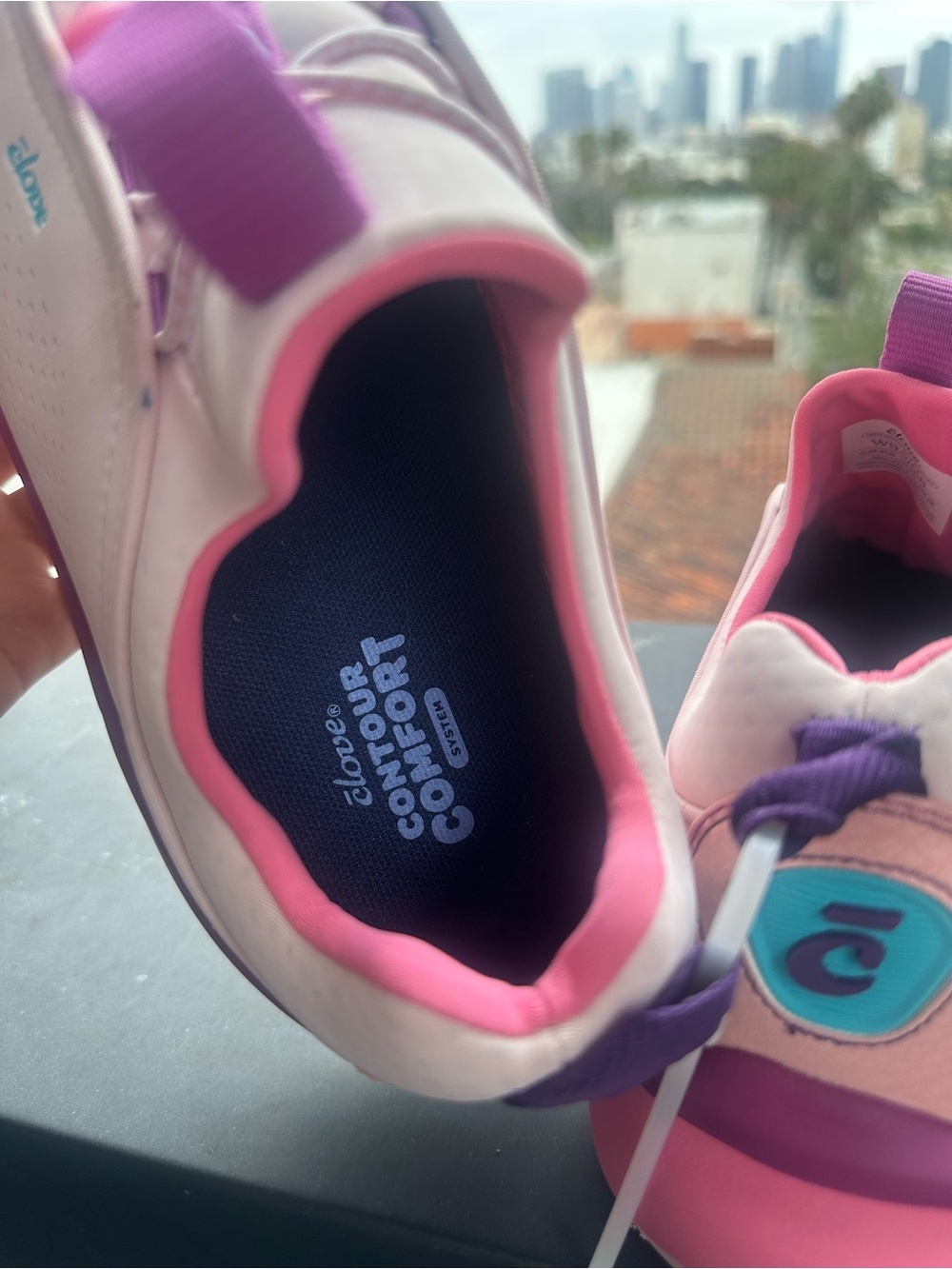 Clove Prima Pink Purple Slip Resistant Sneaker | W9.5 / M8 - Picture 7 of 10